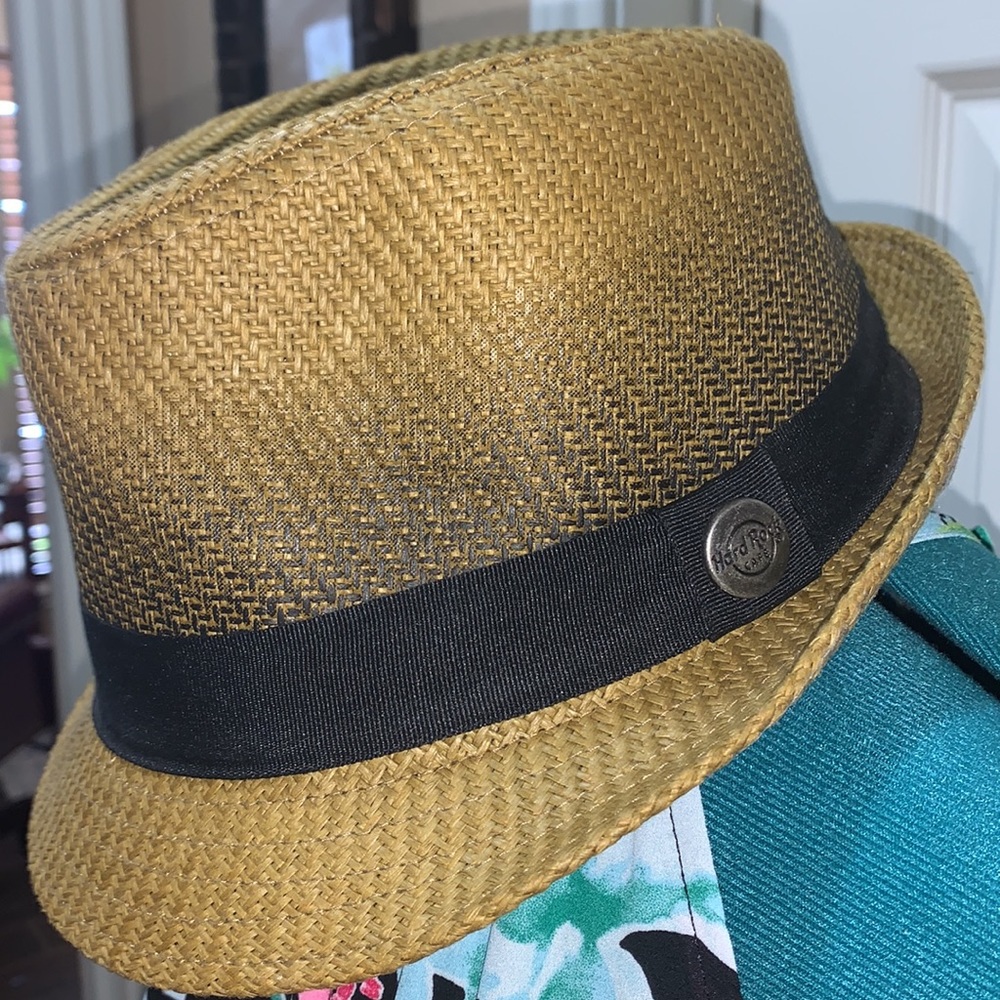 Hard Rock Cafe’ straw vacation hat